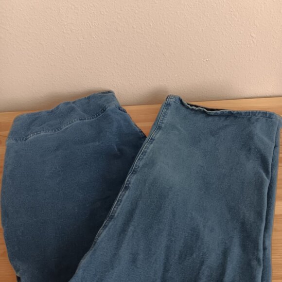 Quacker Factory Short DreamJeannes Flat Waistband Bootcut Jeans, Sz 1X Short a62 - Picture 4 of 4